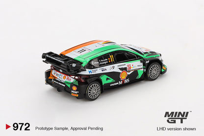 MINI GT #972 1/64 Hyundai i20 N Rally1 #11 2023 Rally Croatia  Power Stage Winner