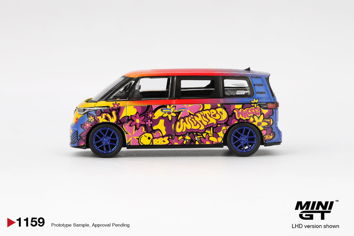 MINI GT #1123 1/64 Volkswagen ID.Buzz KW/BBS LHD