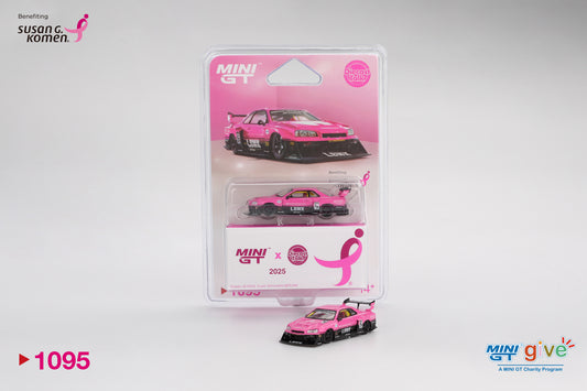 MINI GT #1095 1/64 Nissan LB-ER34 Super Silhouette SKYLINE MINI GT Give x Diecast Talk — For Susan G. Komen