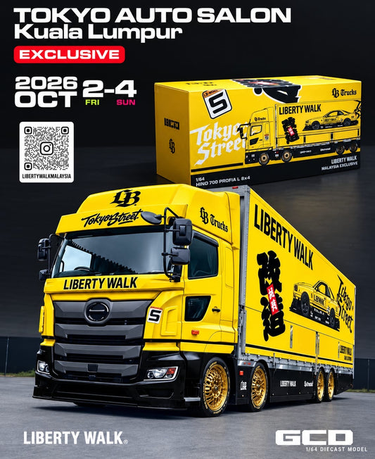 GCD X LIBERTY WALK TRUCK TOKYO STREET TOKYO AUTO SALON  MALAYSIA 2026
