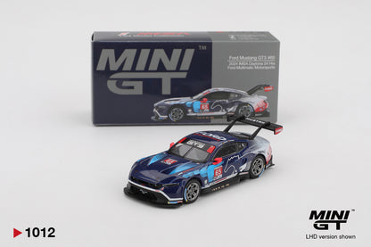 MINI GT #1012 1/64 Ford Mustang GT3 #65 Ford Multimatic Motorsports 2024 IMSA Daytona 24 Hrs (LHD)