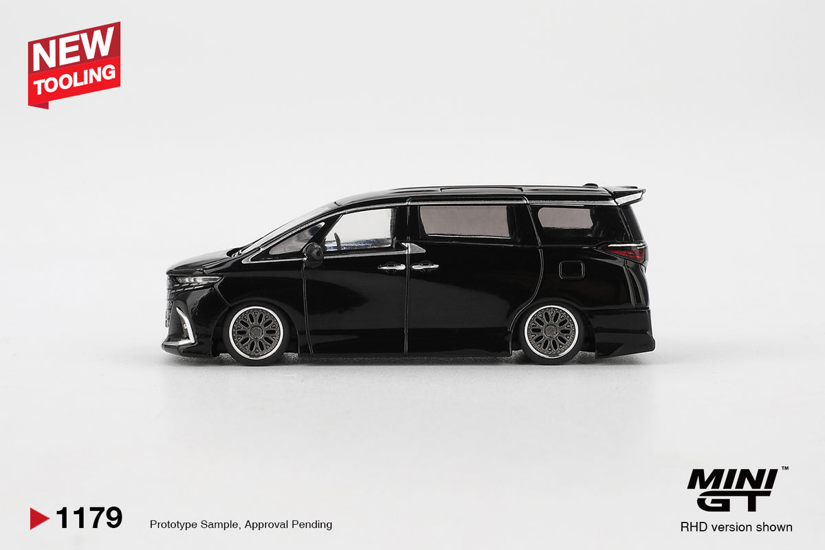 MINI GT #1179 1/64 Toyota Alphard 40 KUHL Black RHD