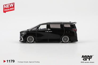 MINI GT #1179 1/64 Toyota Alphard 40 KUHL Black RHD