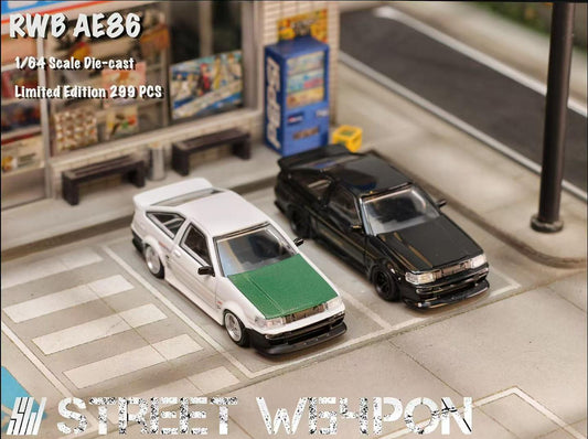 STREET WARRIOR SW 1/64 RWB Wide-Body AE86 LEVIN