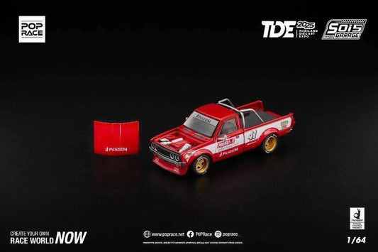 POP RACE Pandem Datsun 620 Red PR640283 | Thailand Diecast Expo 2025