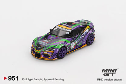 MINI GT #951 1/64 Toyota GR Supra KUHL 2021 D1GP EVANGELION RACING * JAPAN EXCLUSIVE *