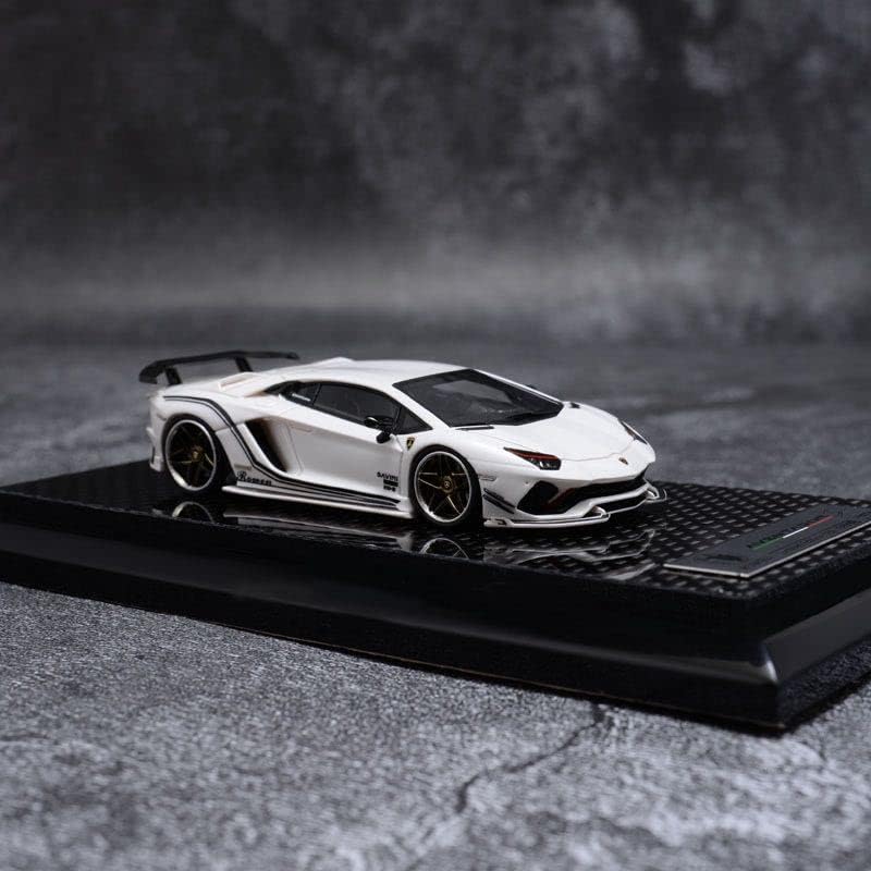 1/64 YM MODEL Advance Edition Rowen Lamborghini Aventador S Pearl White