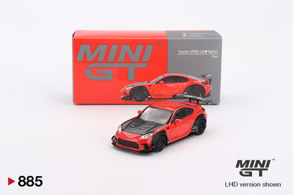 MINI GT #885 1/64 Toyota GR86 LB★Nation Red