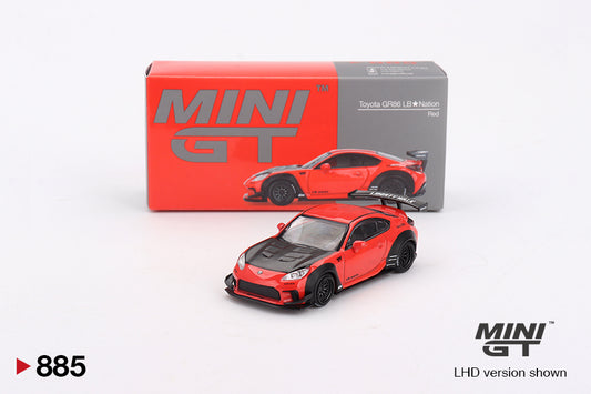 MINI GT #885 1/64 Toyota GR86 LB★Nation Red