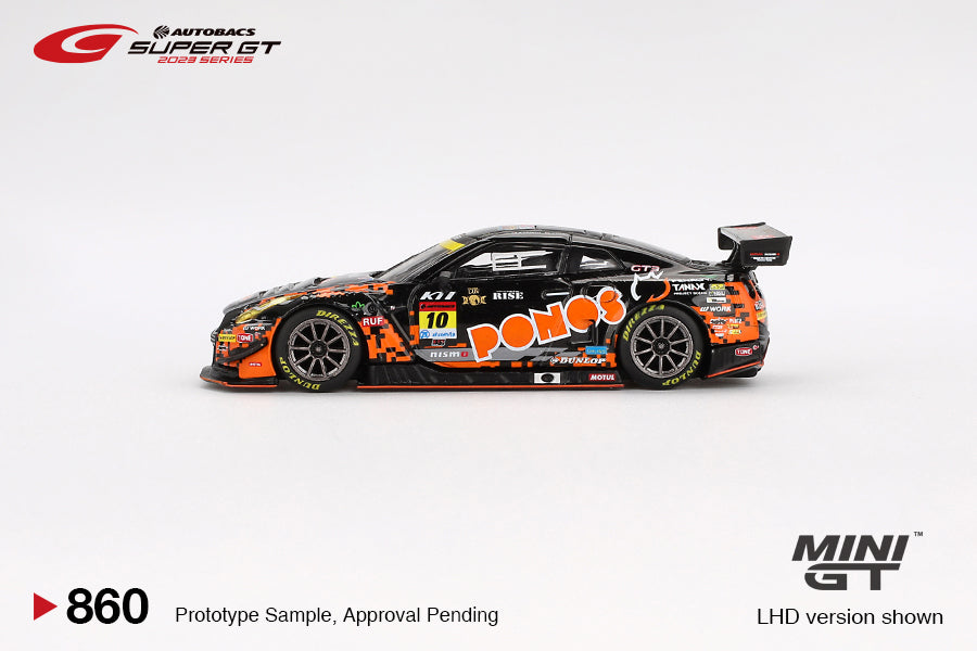 * PRE ORDER * MINI GT #860 Nissan GT-R NISMO GT3 #10 "PONOS GAINER GT-R" GAINER 2023 SUPER GT SERIES / SUPER GT