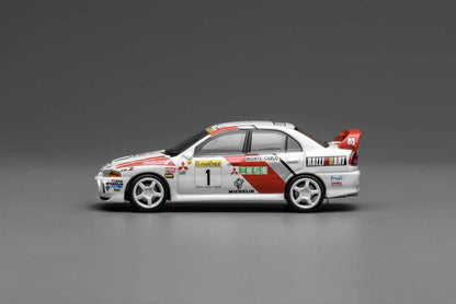 MOTORHELIX 1/64 MITSUBISHI LANCER EVOLUTION IV GSR MONTE CARLO LIVERY M64010