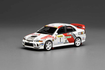 MOTORHELIX 1/64 MITSUBISHI LANCER EVOLUTION IV GSR MONTE CARLO LIVERY M64010
