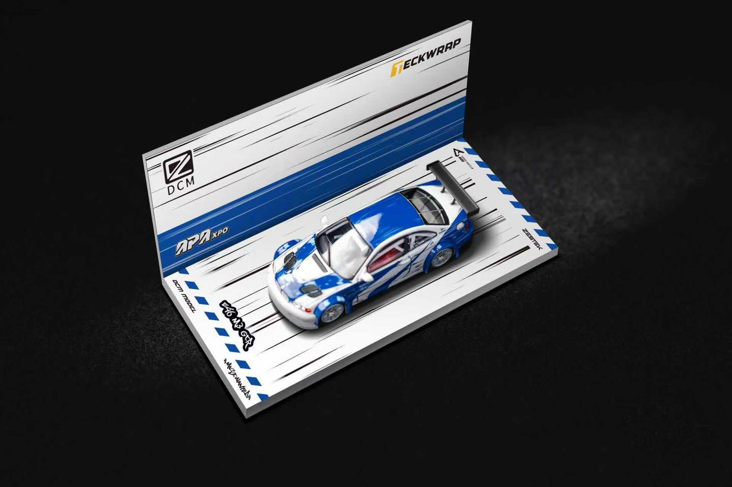 DCM APA XPO Foshan Limited Edition 1/64 BMW M3 GTR EXCLUSIVE  Need for Speed Comics