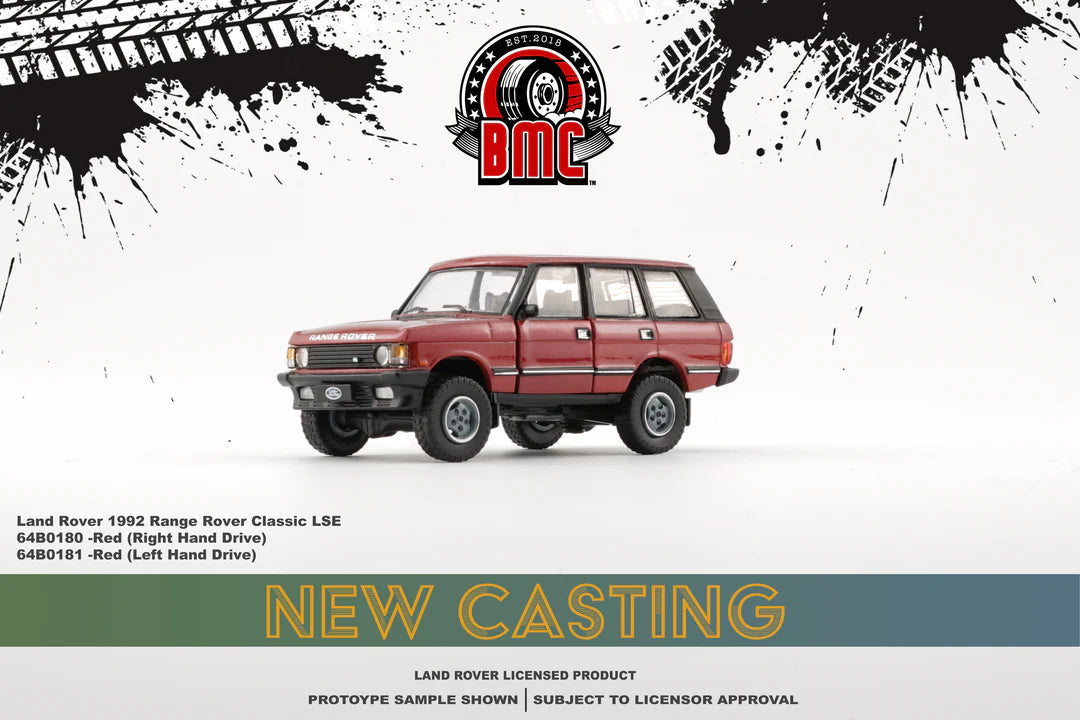 BM CREATION 1/64 LAND ROVER 1992 RANGE ROVER CLASSIC LSE - RHD