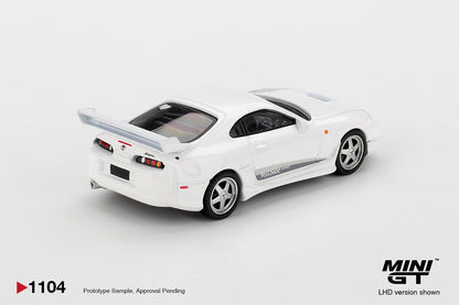 MINI GT #1104 1/64 Toyota Supra VeilSide Combat V-I White (RHD)