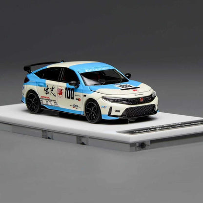 MOTORHELIX 1/64 HONDA CIVIC TYPE R FL5  IDEMITSU MOTION BLUE