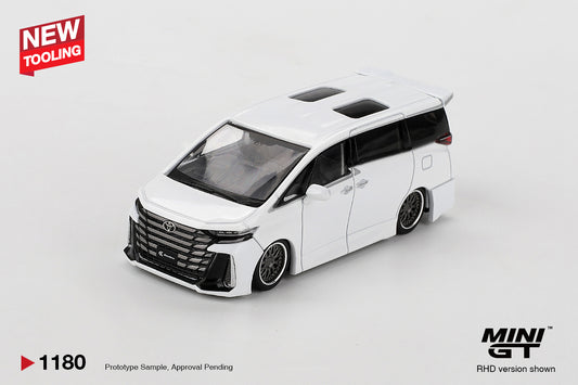 MINI GT #1180 1/64 Toyota Vellfire 40 KUHL White RHD