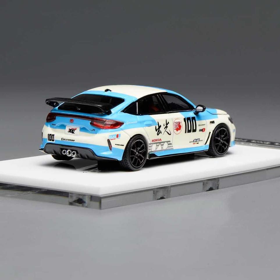 MOTORHELIX 1/64 HONDA CIVIC TYPE R FL5  IDEMITSU MOTION BLUE