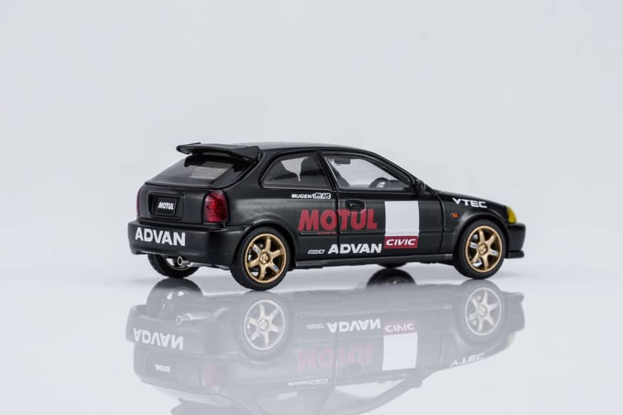 * PRE ORDER * MOTORHELIX 1/64 HONDA CIVIC TYPE R EK9 CUSTOMIZED VERSION