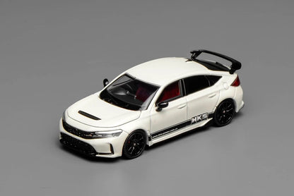 Motorhelix 1/64 Honda Civic Type R (FL5) HKS Livery Championship White M65319
