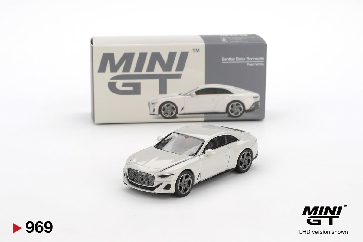 MINI GT #969 1/64 Bentley Batur Bonneville Pearl (LHD)