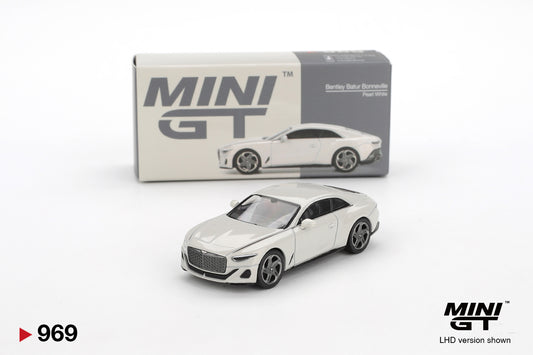 MINI GT #969 1/64 Bentley Batur Bonneville Pearl (LHD)