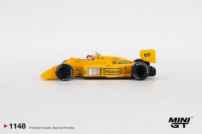 MINI GT #1148 1/64 Lotus 99T #11 Satoru Nakajima 1987 Monaco Grand Prix