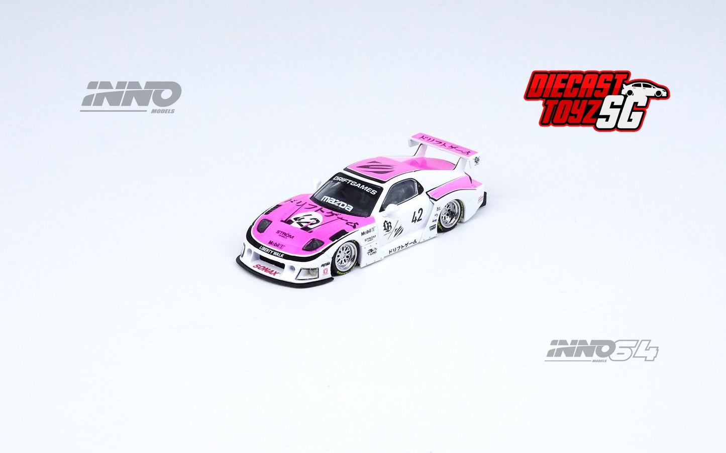 * PRE ORDER * INNO64 1/64 MAZDA RX7 (FD3S) LB-SUPER SILHOUETTE "DRIFT GAMES 2025"