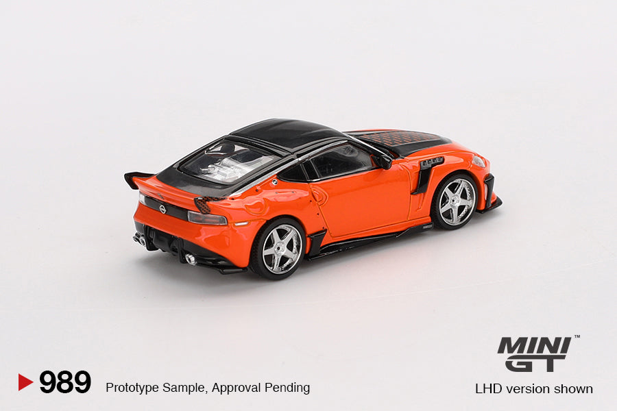 MINI GT #989 1/64 Nissan Z VeilSide FFZ400 Orange (RHD)