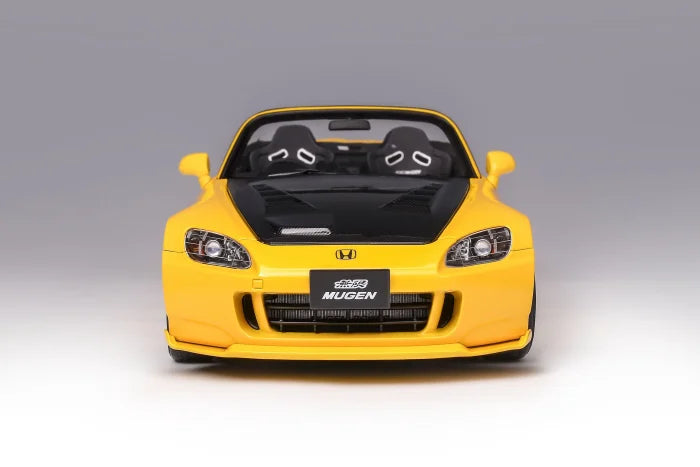 MOTORHELIX 1/18 Honda S2000 (AP2) MUGEN New Indy Yellow Pearl M85122