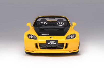 MOTORHELIX 1/18 Honda S2000 (AP2) MUGEN New Indy Yellow Pearl M85122