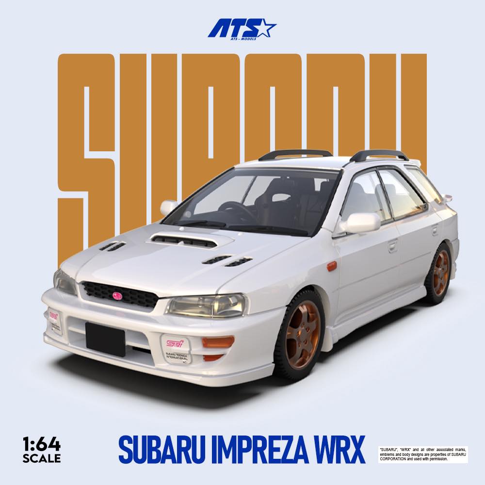 ATS (ATS) 1/64 Subaru IMPREZA WRX ATS881503 White
