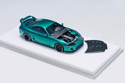 MINI CRAFTSMAN 1/64 supra 0-400 Speed Race Violent Modification Green