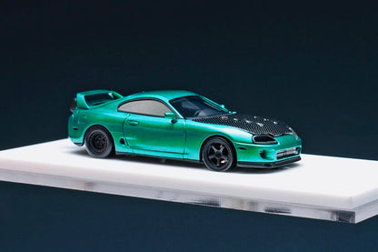 MINI CRAFTSMAN 1/64 supra 0-400 Speed Race Violent Modification Green