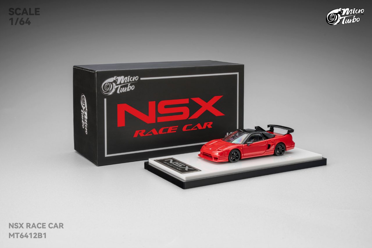 1/64 マッスルマシーン NSX Micro Turbo 1/64 NSX Race Car METALLIC RED MT6412B1 – Diecast Toyz SG