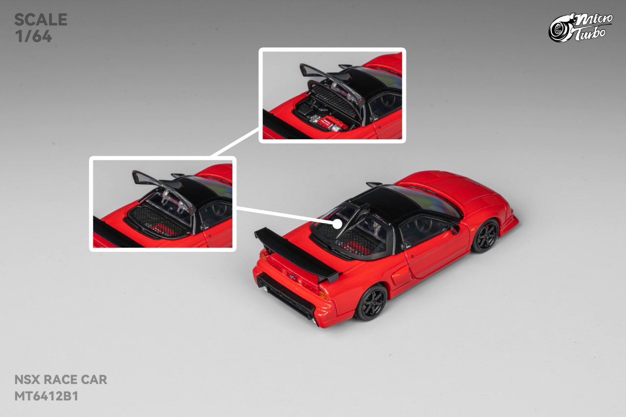Micro Turbo 1/64 NSX Race Car METALLIC RED MT6412B1 – Diecast Toyz SG