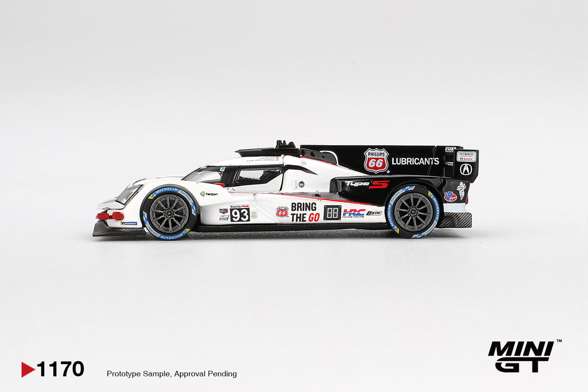 MINI GT #1170 1/64 Acura ARX-06 GTP #93 Acura Meyer Shank Racing 2025 IMSA Daytona 24 Hrs