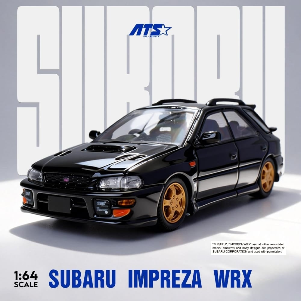 ATS (ATS) 1/64 Subaru IMPREZA WRX ATS881505 Black
