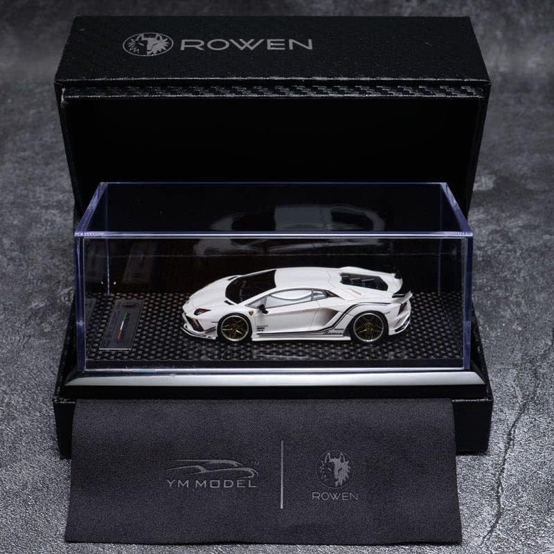 1/64 YM MODEL Advance Edition Rowen Lamborghini Aventador S Pearl White