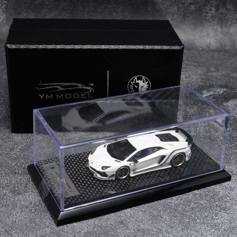 1/64 YM MODEL Advance Edition Rowen Lamborghini Aventador S Pearl White