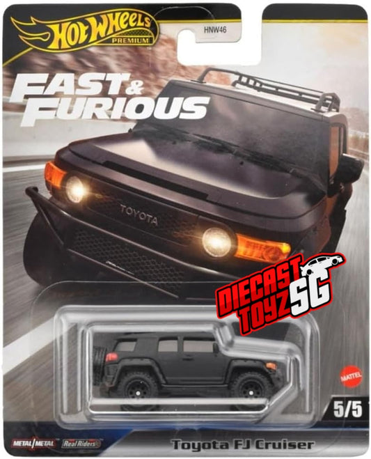 Hot Wheels HNW46 Premium Toyota FJ Cruiser Black Fast & Furious