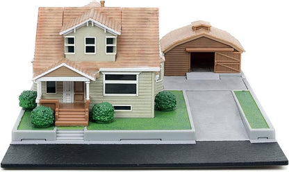 Jada Toys Fast & Furious Nano Hollywood Rides Dom Toretto's House Display Diorama with Two 1.65'' Die-cast Cars