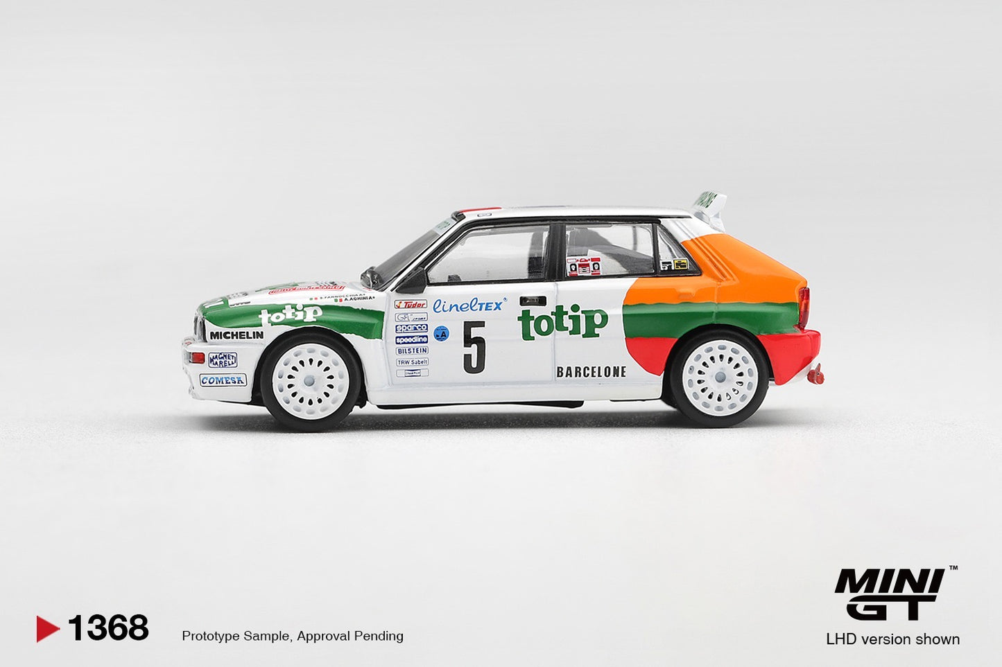 * PRE ORDER * MINI GT #1368 1/64 Lancia Delta HF Integrale Evoluzione #5 1993 Rallye Monte-Carlo (LHD)