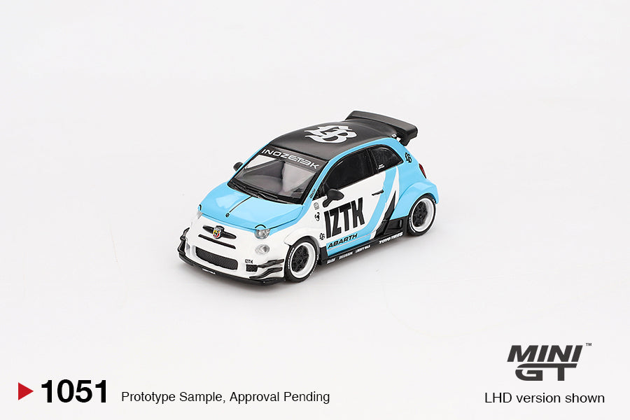MINI GT #1051 1/64 Abarth 595 LB-WORKS x Abas Works IZTK (LHD)