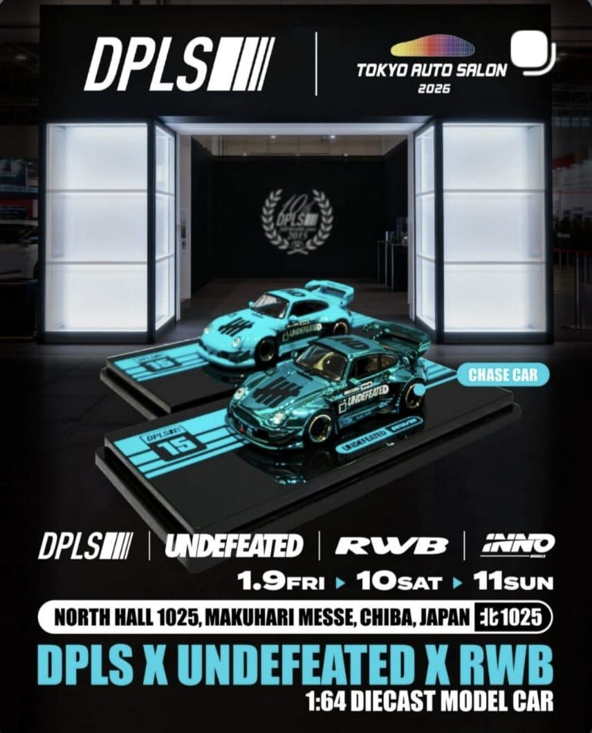 TAS26 DPLS X RWB X UNDEFEATED INNO64 RWB BLUE * SEALED *