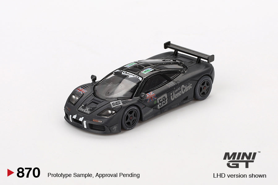 Mini GT #870 1/64 McLaren F1 GTR #59 1995 Le Mans 24Hr Winner Post-Race Weathered - BLISTER PACK