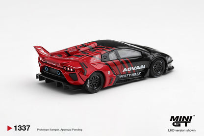 * PRE ORDER * MINI GT #1337 1/64 Lamborghini LB-Silhouette WORKS MURCIELAGO GT Evo Advan  (RHD)