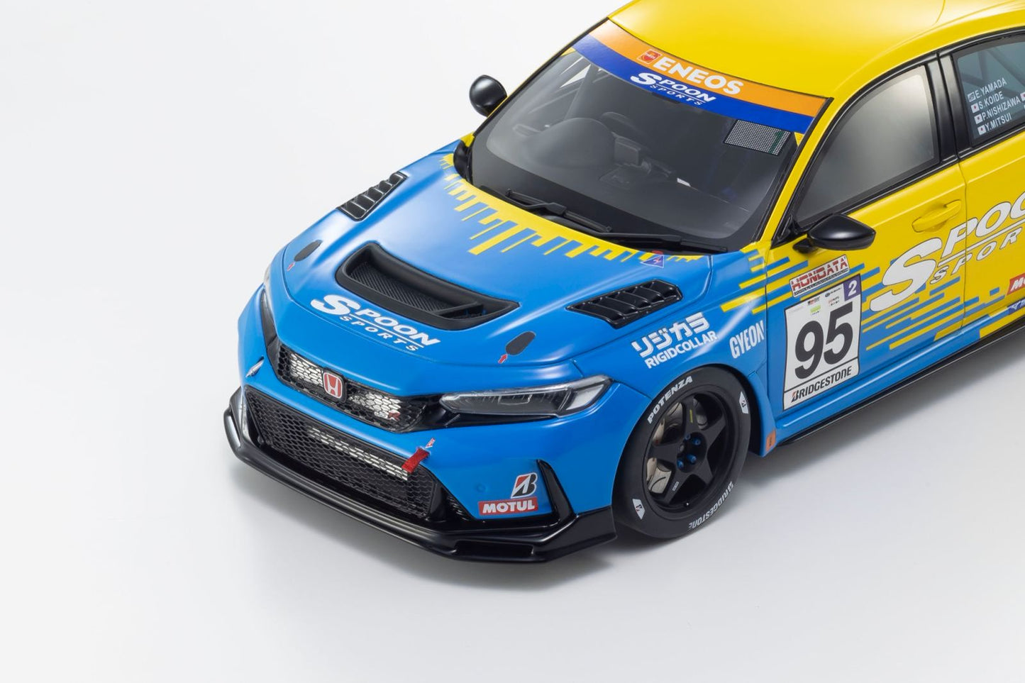 KYOSHO 1/18 Honda Civic FL5 SPOON SPORTS #95 RESIN MODEL KSR18067Y