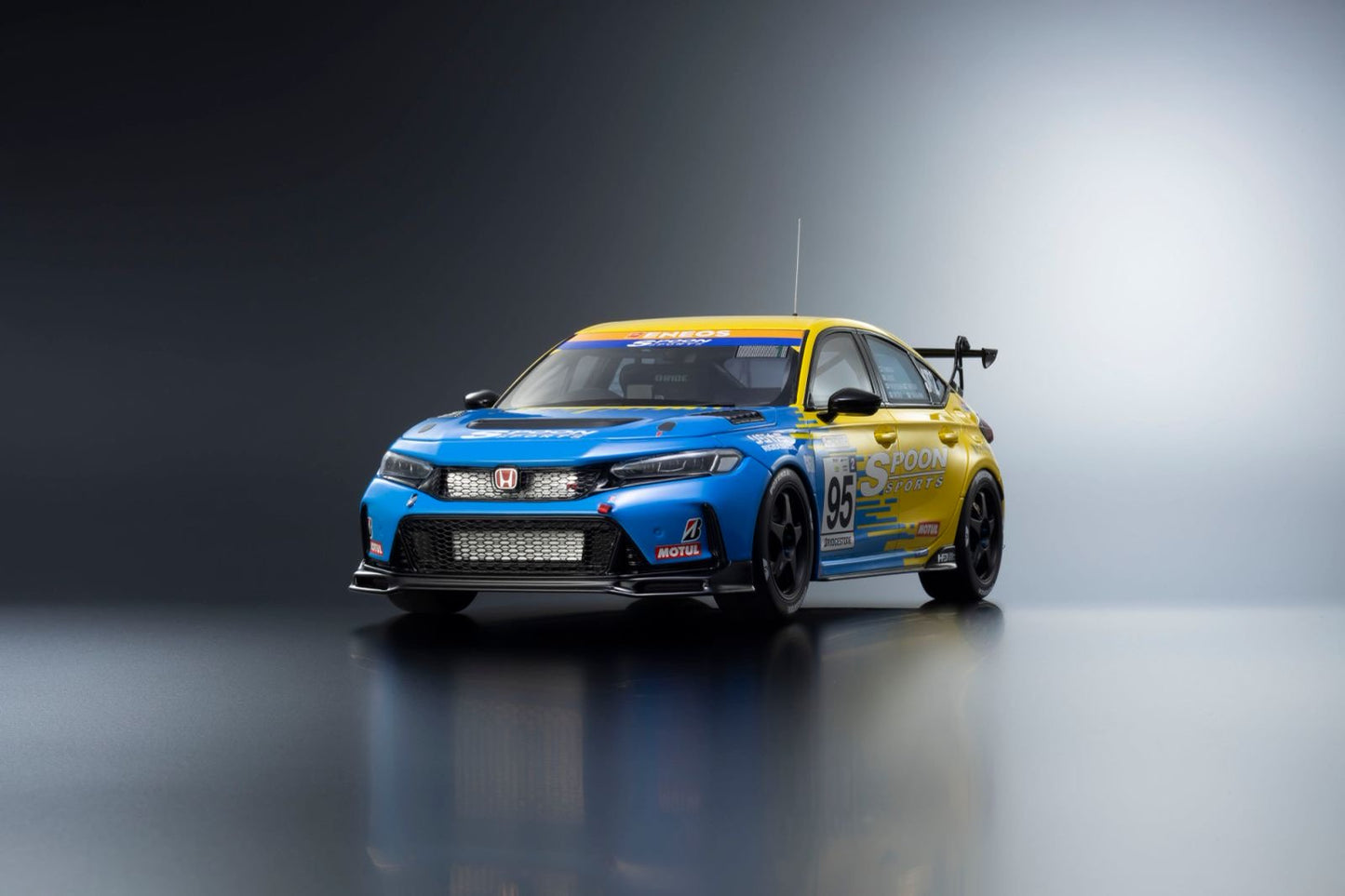 KYOSHO 1/18 Honda Civic FL5 SPOON SPORTS #95 RESIN MODEL KSR18067Y