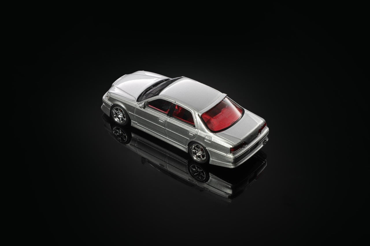 Mortal 1/64 Toyota Cresta Mk5 JZX100 2.5 Roulant G Silver - MOT64CRESTA07SE